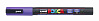 Маркер UNI "POSCA" PC-3ML, 0,9-1,3 мм, наконечник пулевидный, цвет фиолетовый с блёстками